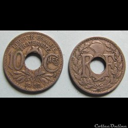 10 centimes LINDAUER 1922 Poissy