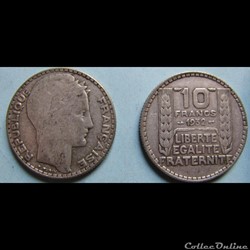10 francs Turin 1932