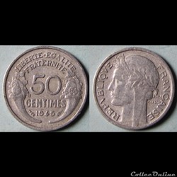 50 centimes Morlon 1945