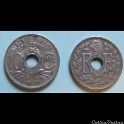 10 centimes LINDAUER 1934
