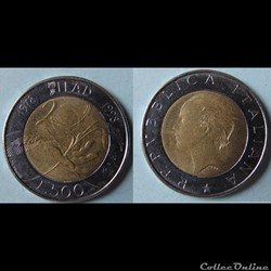 500 lires IFAD 1998