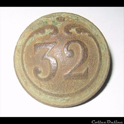 32e RI troupes à pieds 1844-1871