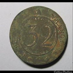bouton demi-brigade 32e RI 1793-1803