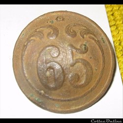 Bouton 65e RI second empire
