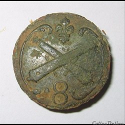 8e R troupes à pied artillerie Restauration