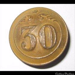 30e RI troupes à pieds 1844-1871