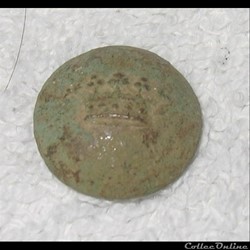 Bouton de livrée couronne ducale fin XIX/début XXème