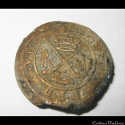 Bouton pour le Royale Blackheath Golf Club 1800-1844.