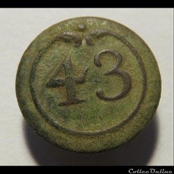 43e RI Limousin troupes à pied 1779-1786
