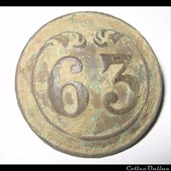 63e RI troupes à pieds 1844-1871