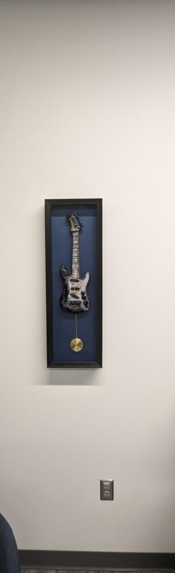 Blue Lefty Guitar
