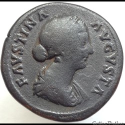 Faustine II - Sesterce - Salvti Avgvstae - RIC 1667