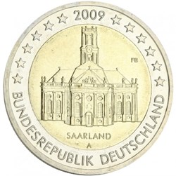 2 Euros Commémo. Allemagne 2009 - Sarre