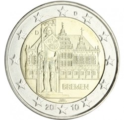 2 Euros Commémo. Allemagne 2010 - Brême