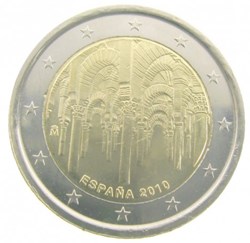 2 Euros Commémo. Espagne 2010 - Centre historique de Cordoue