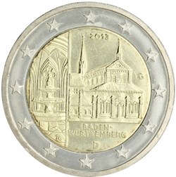 2 Euros Commémo. Allemagne 2013 - Bade-Wurtemberg