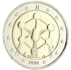2 Euros Commémo. Belgique 2006 - Atomium