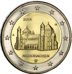 2 Euros Commémo. Allemagne 2014 - Basse-Saxe