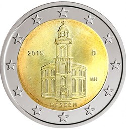 2 Euros Commémo. Allemagne 2015 - Hesse