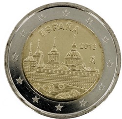 2 Euros Commémo. Espagne 2013 - St-Laurent de l'Escurial