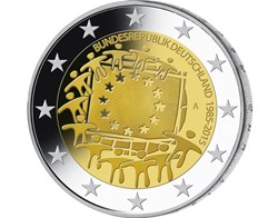2 Euros Commémo. Allemagne 2015 - 30 ans du drapeau européen