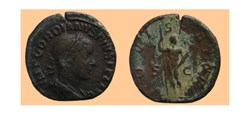 GORDIEN III. Sesterce RIC 298 a. IOVI STATORI/ SC ROME 241-243