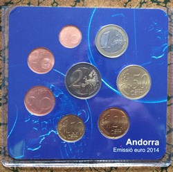 Coffret Euro annuel Andorre 2014 Stater Kit