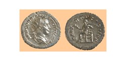 GORDIEN III. Antoninien RIC 90. P M TR P VI COS II PP. ROME 243-244
