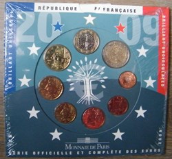Coffret Euro annuel France  2009 BU