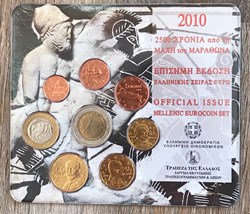Coffret Euro Annuel Grèce 2010 BU avec 2€ commémorative