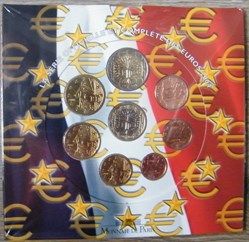 Coffret Euro annuel France  2004  BU