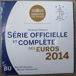 Coffret Euro annuel France  2014 BU