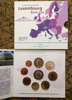 Coffret Euro annuel Luxembourg 2011 avec 2€ commémorative