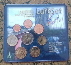 Coffret Euro annuel Luxembourg 2002