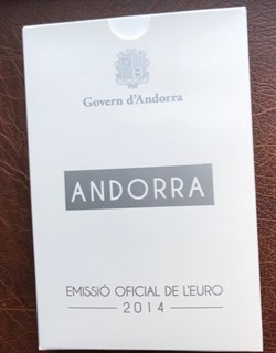 Coffret Euro annuel Andorre 2014 BE
