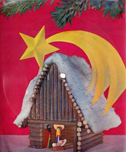 Carte postale musicale Noel