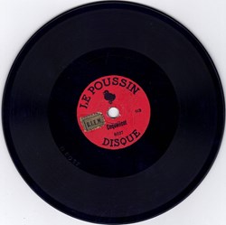 Disque 15cm label "Le poussin" n°113 78 tr/min