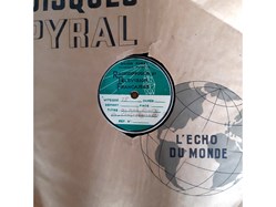 Old man river Eddy Constantine enregistrement sur disque Pyral pour la RTF