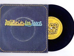 Walkin'in Lee Jeans Disque vinyle publicitaire