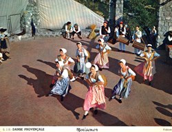 Disque carte postale Danse provençale