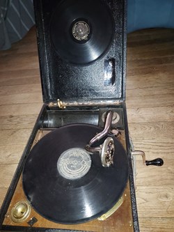Gramophone phonographe valise SUDEL