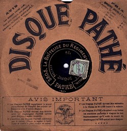 Disque Lp Vinyle Gramophone Avec étiquette Rouge Et Blanche
