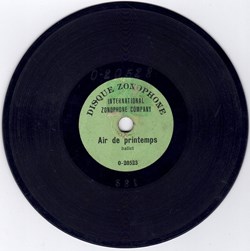 Disque Zonophone 12cm (5")