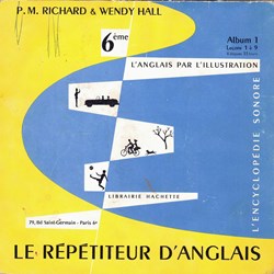 Le répétiteur d'anglais en disque vinyle.