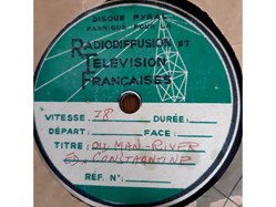 Enregistrement pour la RTF Radiodiffusion et Télévision Française
