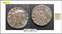 ROME GALLIEN AETERNITAS AVG. GALLIENVS AVG