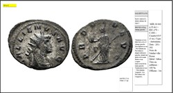 ROME GALLIEN PROVID AVG p champ gauche GALLIENUS AVG