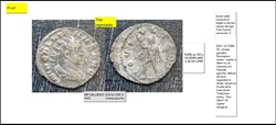 ROME GALLIEN  IOVI VLTORI  S champ gauche IMP GALLIENVS AVG.