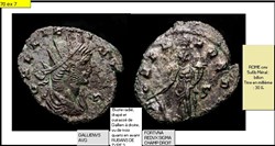 ROME GALLIEN  FORTUNA REDUX SIGMA  CHAMP DROIT GALLIENVS AVG