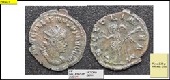 ROME GALLIEN  VICTORIA GERM IMP GALLIENVS PF AVG GM